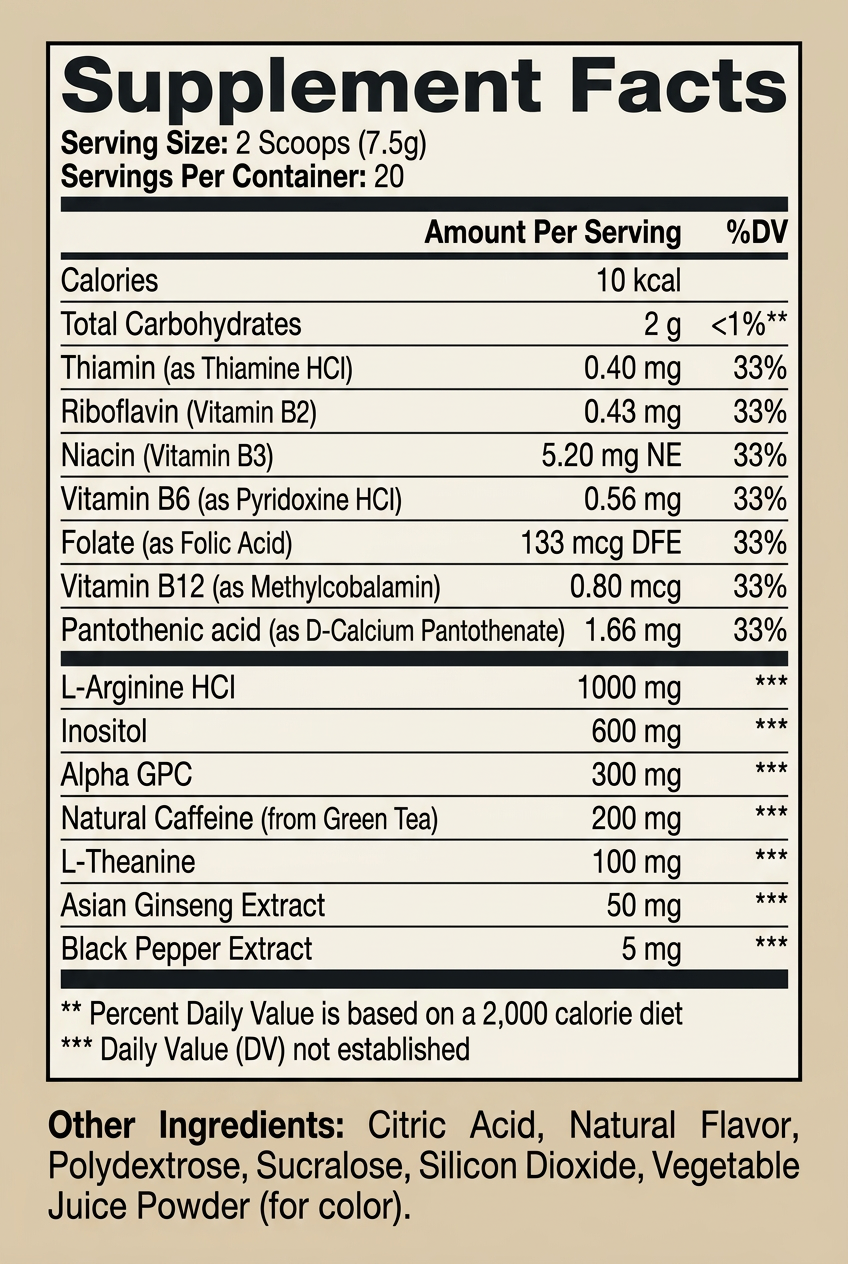 Vytella Focus Powder (Sour Grape)